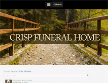 Tablet Screenshot of crispfuneralhome.org